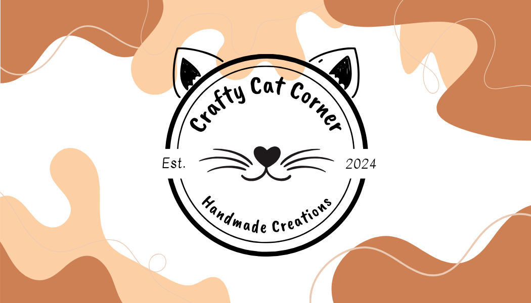 crafty cat corner brand logo on business card