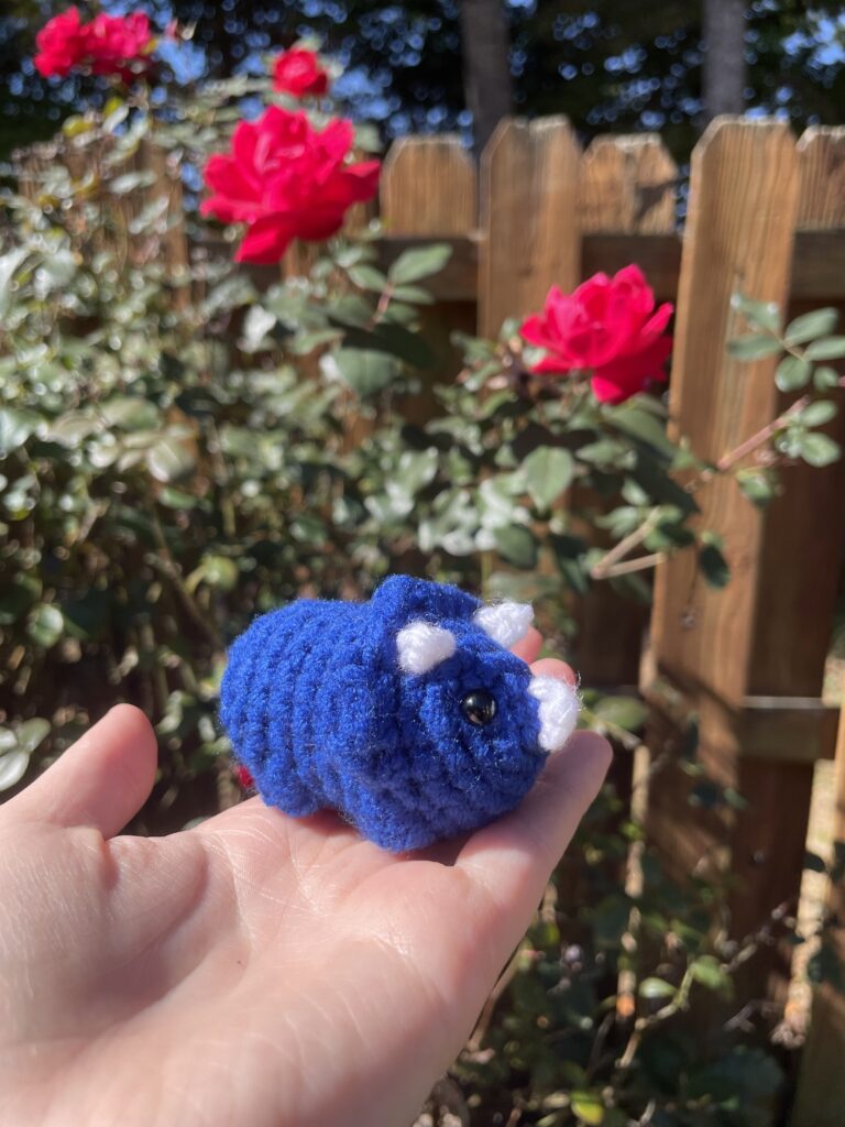 Crochet Amigurumi Triceratops